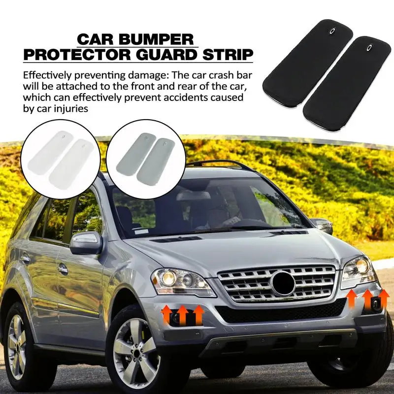 

Car Bumper Protector Strip Anti Collision Vehicle Protection Double Sided Strip Universal Front And Rear Corner Guard Lip