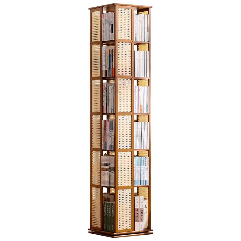 

Rotating floor against the wall Shelf Children's simple storage rack Toy display cabinet Simple multi-layer