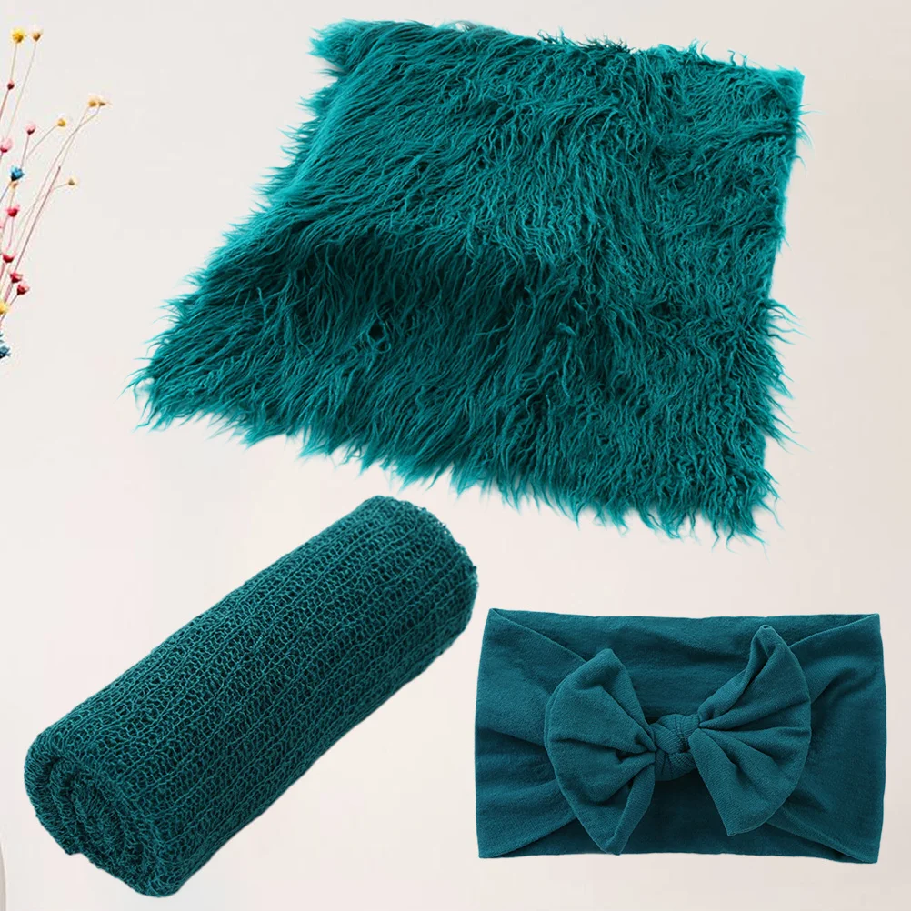 

3 Pcs Infant Wearable Blanket Baby Photography Newborn Photoshoot Props Boy Wrap