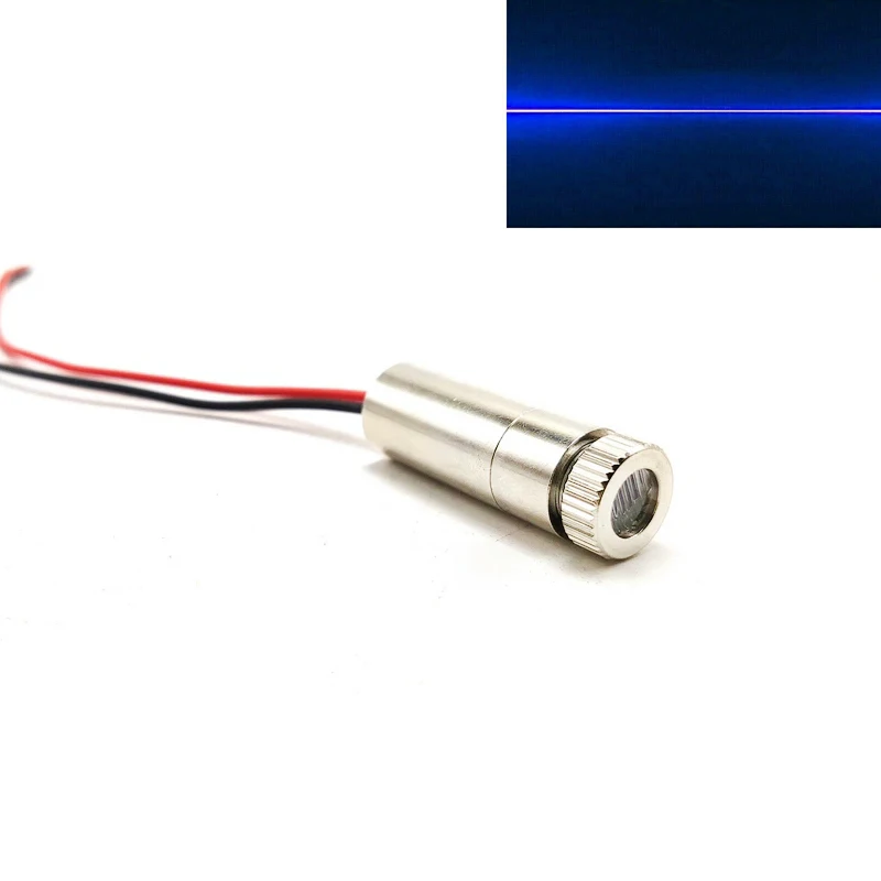 

450nm Blue Laser 5mW Line Locator LED GH04580A2G Diode 12x35mm