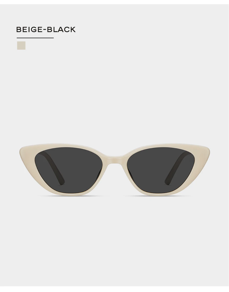 CAPONI Cat Eye Trend Frauen Sonnenbrille Schildpatt Polarisierte Anti-reflektierende Anti-glare Sonnenbrille Weibliche Modische CP2227 – Detail 16
