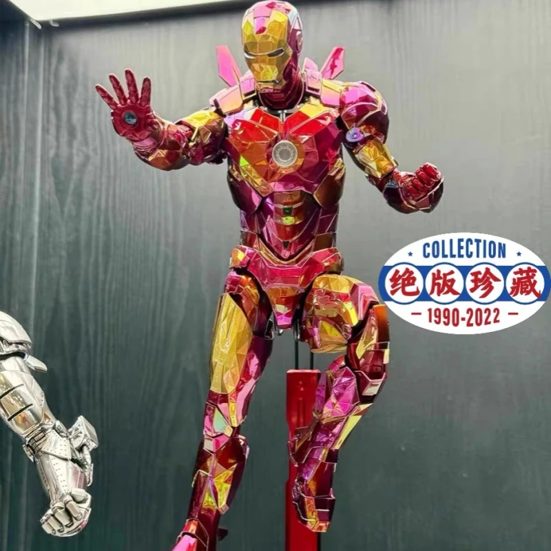 

New In Stock Ht Hottoys Mms792d70 Alloy Iron Man Mk4 Colorful Geometric Edition 1/6 Action Figure 12inch Full Set Model Toys