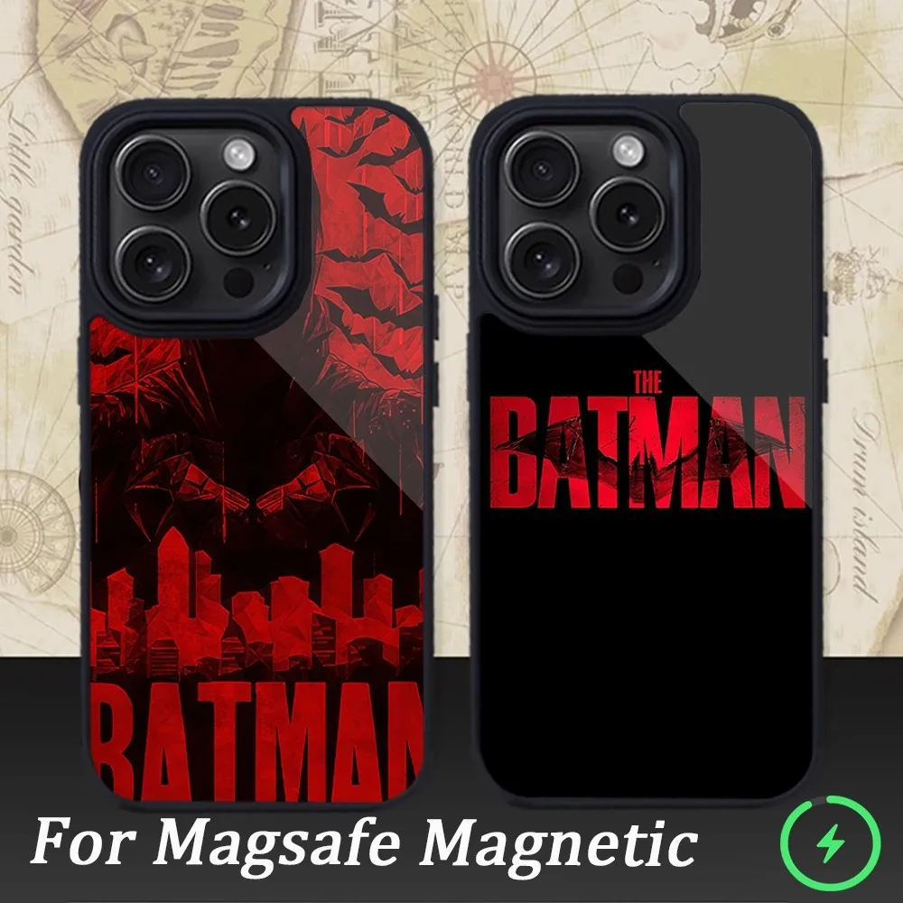 

Чехол для телефона Batman2022 для iPhone 15 14 13 12 11 Pro Max Plus, магнитные Чехлы для Macsafe