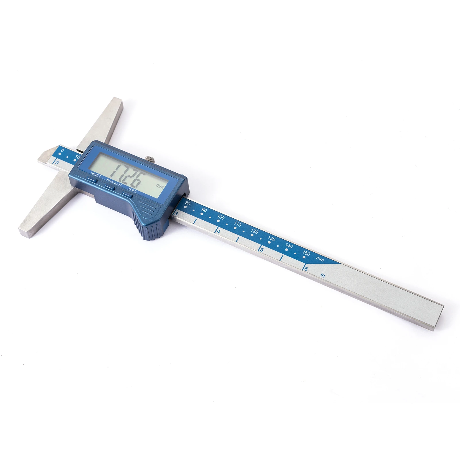 Dasqua 0-150mm Solid Stainless Steel Digital Depth Vernier Caliper Electronic Gauge