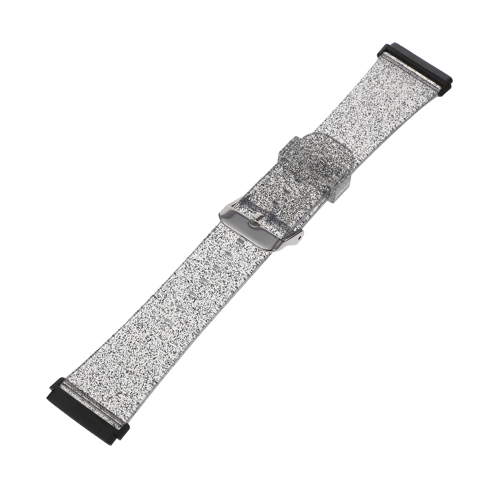 

Silicone Watch Strap for 3 Glitter Wristband Bling Fashionable Comfortable Adjustable Length Watch Strap