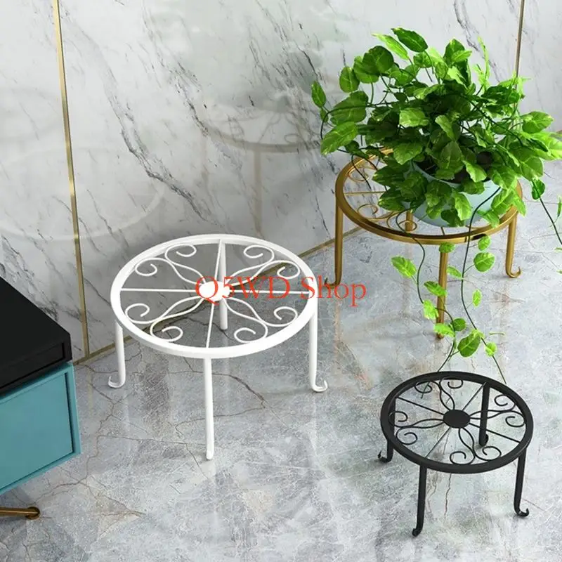 Q5WD Modern Outdoor Plant Rack Metal Multiple Layer Structure Not Corrosion Coating Compact Gardening Solution for Small Space