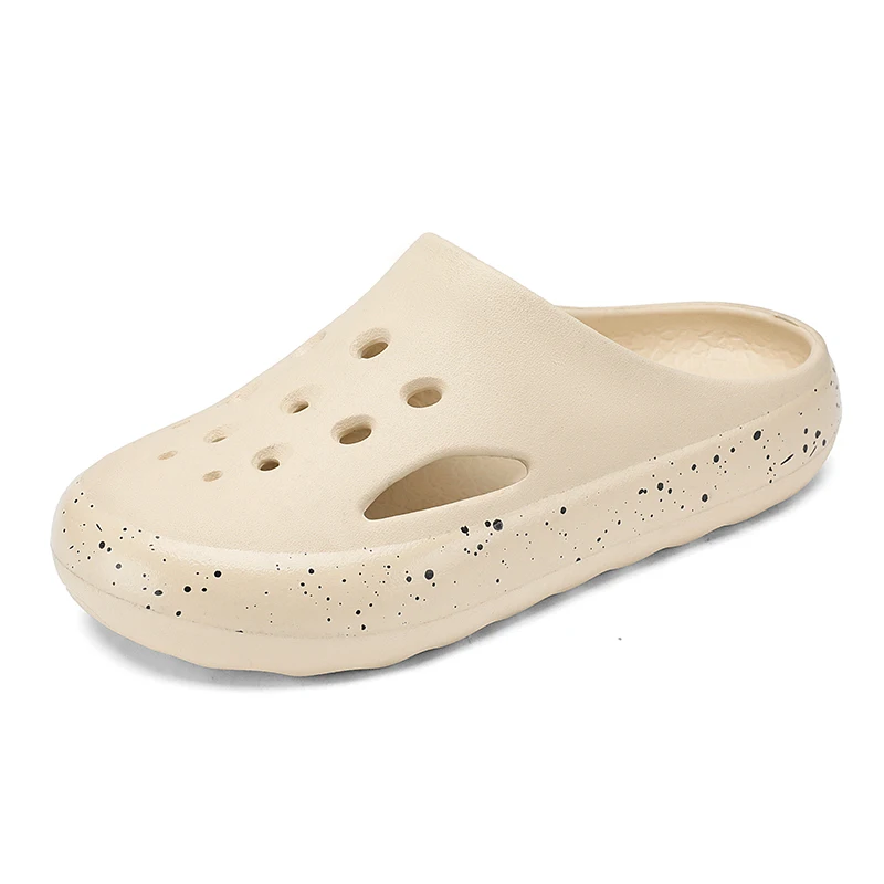 

Мягкие тапочки из ЭВА с толстой подошвой для пар, с закрытым носком, нескользящие, для дома и улицы, повседневные, модные, для ежедневного использования