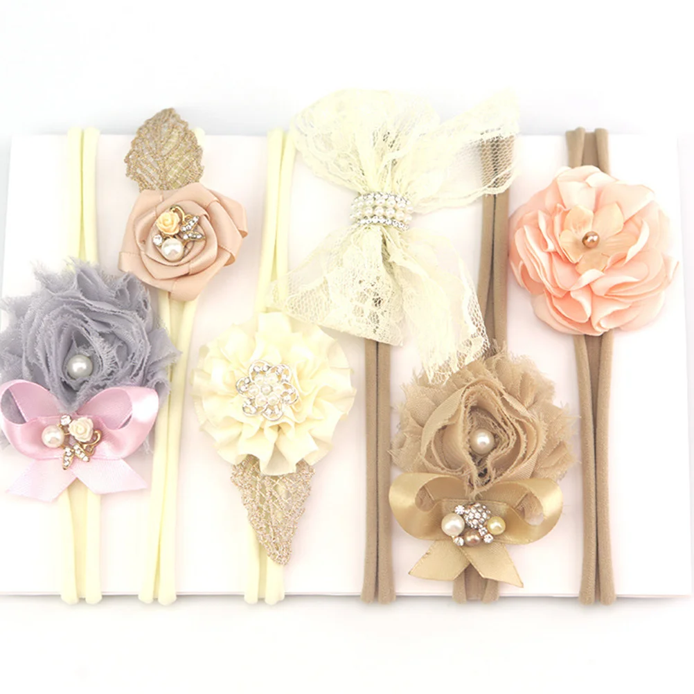 

Набор из 3 детских резинок для волос: разные стили, милые кружевные обручи, без запаха, гипоаллергенные, идеально подходят для одежды младенцев и девочек ясельного возраста