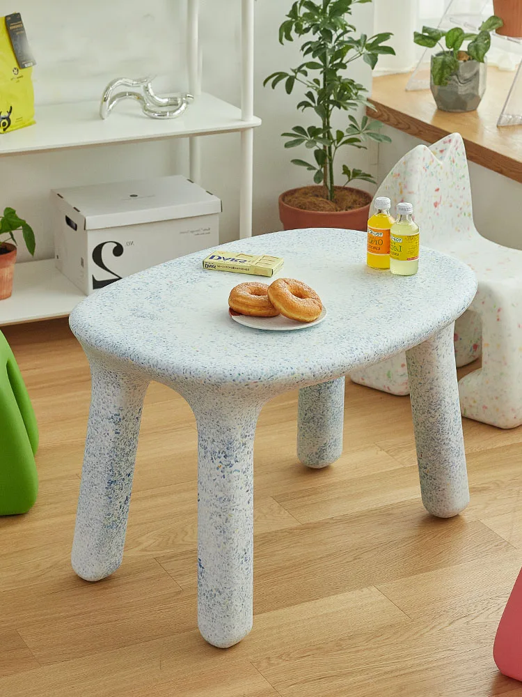 Nordic Children's Learn Table Decoration Children's Room Small Household Plastic Simple Writing Desk Kindergarten Read Table