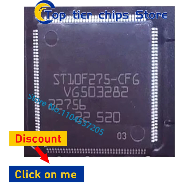 1pcs/lot New Original ST10F275-CFG ST10F275 ST10F275 TQFP144