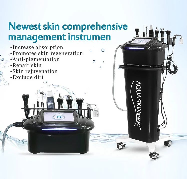 9 in 1 Multifunction Facial Care Dermabrasion Machine Facial Cleaning Skin Rejuvenation Whitening Salon Beauty Device