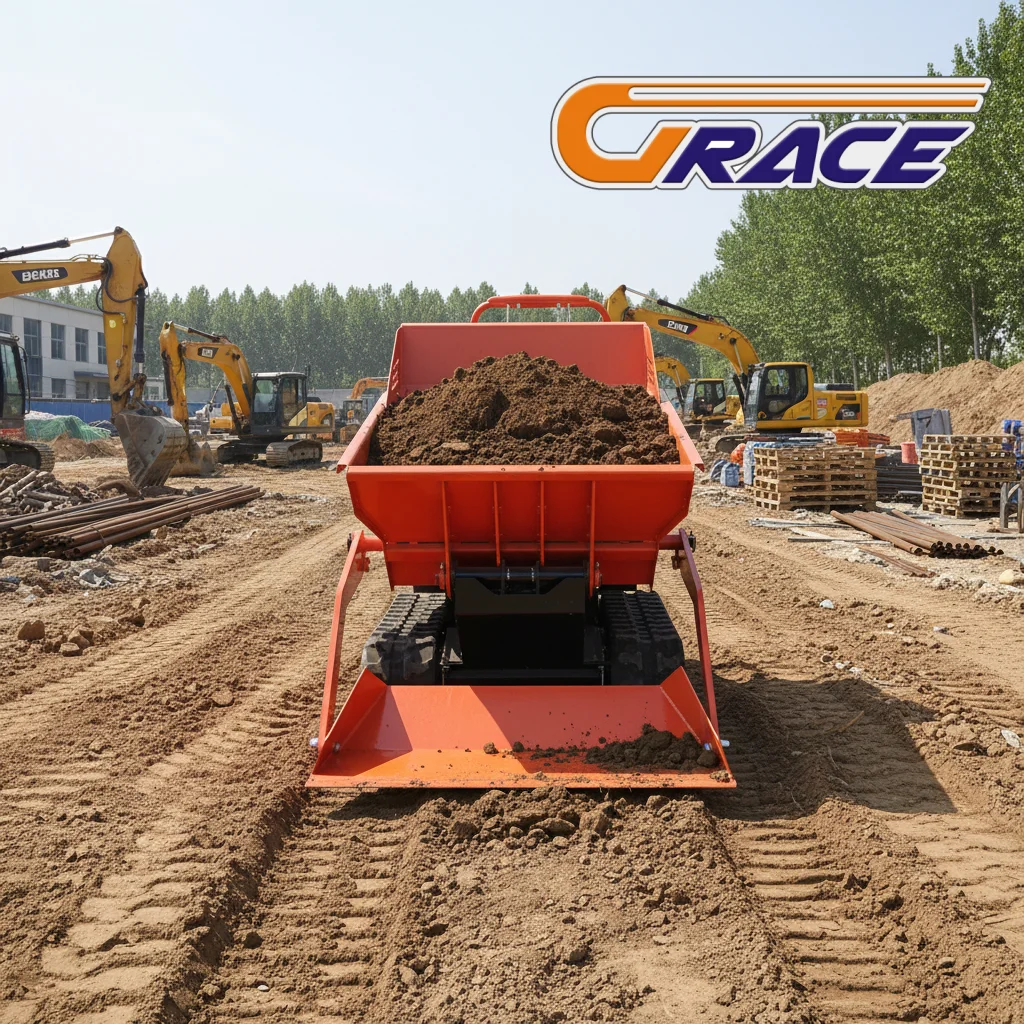 

Mini Dumper 600kg EURO 5 EPA High Quality Fast Delivery Crawler Dumper Factory Customize Hot Sale