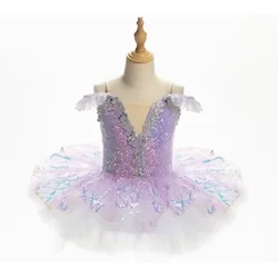 Children Professional Ballet Dress Green Ballet Tutus Swan Lake Ballet Tutu Kids Costume Ballet Sleeping Beauty Performance Wear