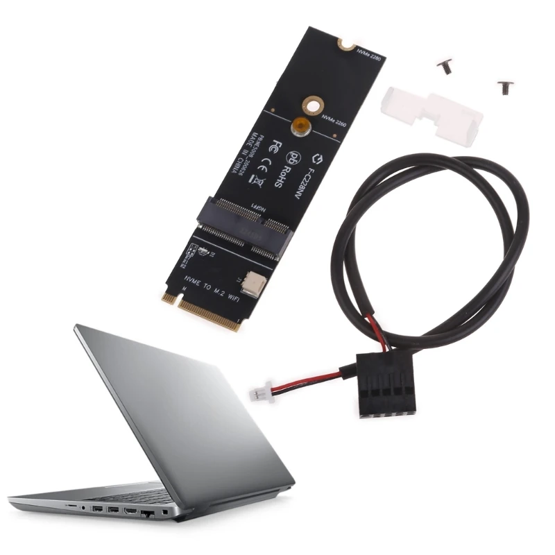 M.2 Tasto M per chiave A + E Slot NGFF Scheda di rete wireless WIFI M2 NGFF PCI express per slot chiave E Adattatore Drop