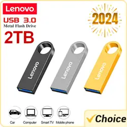 Lenovo USB 3,0 unidad Flash de alta velocidad Pen Drive 2TB 1TB Memoria Usb Memory Stick 512gb Flash Pendrive Metal Memoria disco Usb para mesa