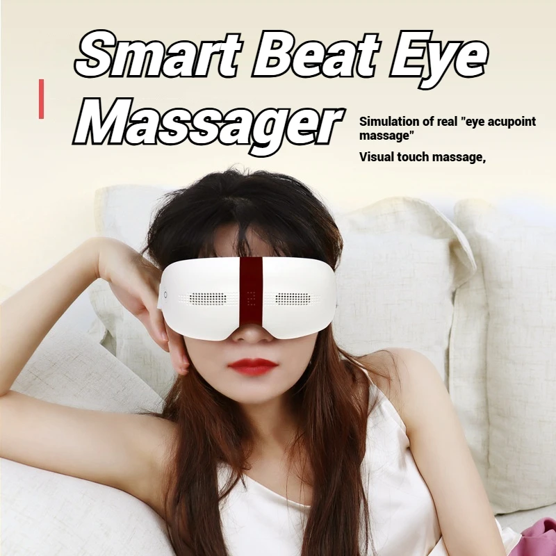 

Oyeal Intelligent Visual Electric Eye Massage Vibration Bluetooth Eye Massager Heating Facial Massager Machine EyeMask Massager