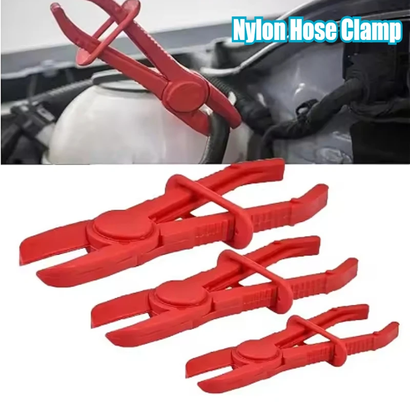 

3PCS Car Hose Clamp Kit Hose Pinch Off Plier Flexible Hose Clamp Brake Pipe Fuel Water Line Radiator Pliers Plastic Repair Tool