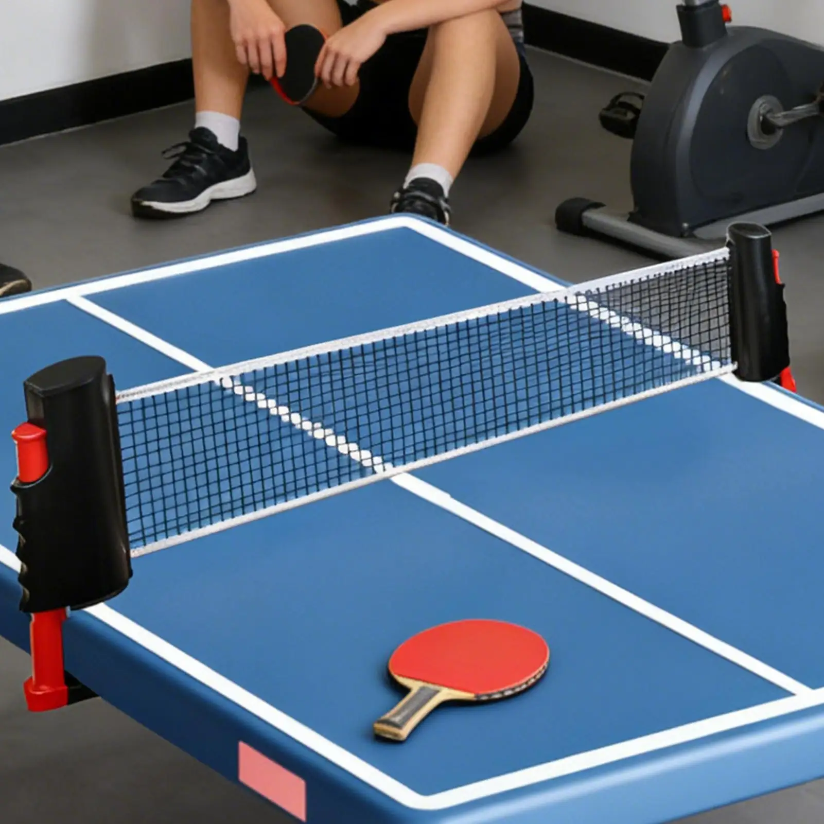 Table Tennis Net Retractable Retractable Equipment Adjustable Tennis Nets And Post For Home Indoor Practice Training Game Play