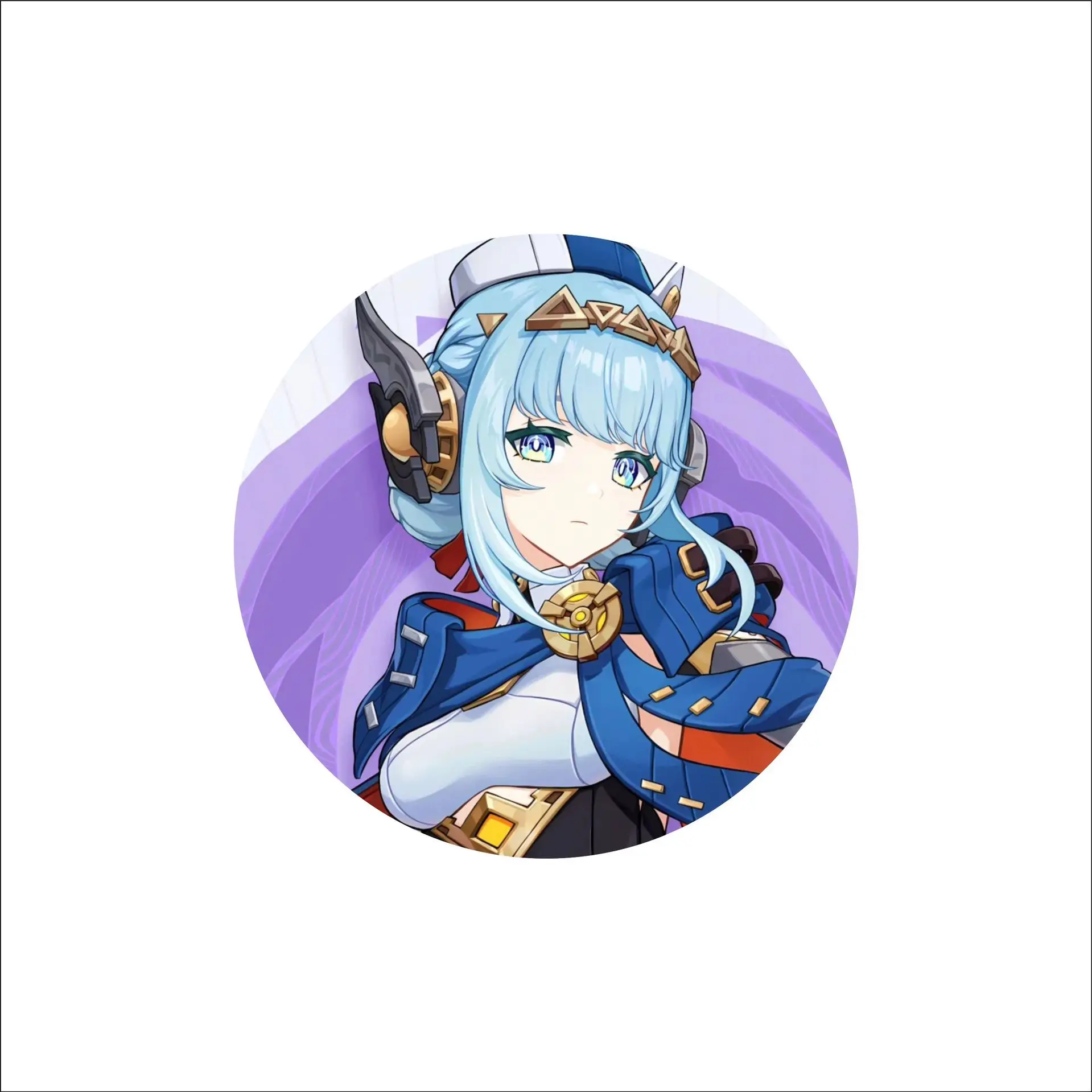 ملحقات Genshin Impact Ineffa - بطاقة قائمة، شارة، ورق ملون من الأكريليك ساندويتش، زخرفة مغناطيس الثلاجة - هدية محلية الصنع