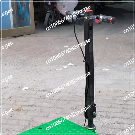 Electric folding trolley 900w construction site decoration and pulling goods portable flat truck