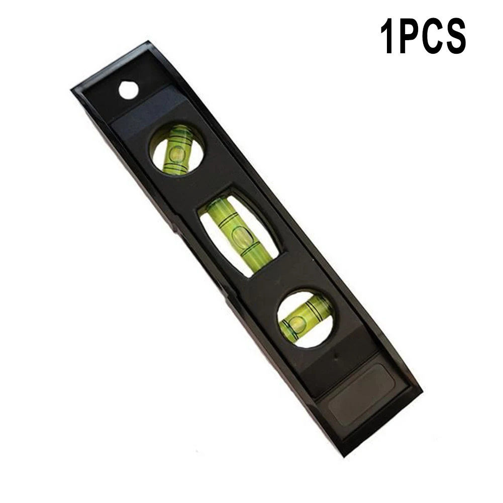 PracticalLevel Magnetic Measuring Tool Plastic 35mm Width Horizontal Bubble Tube Small Three-purpose Level