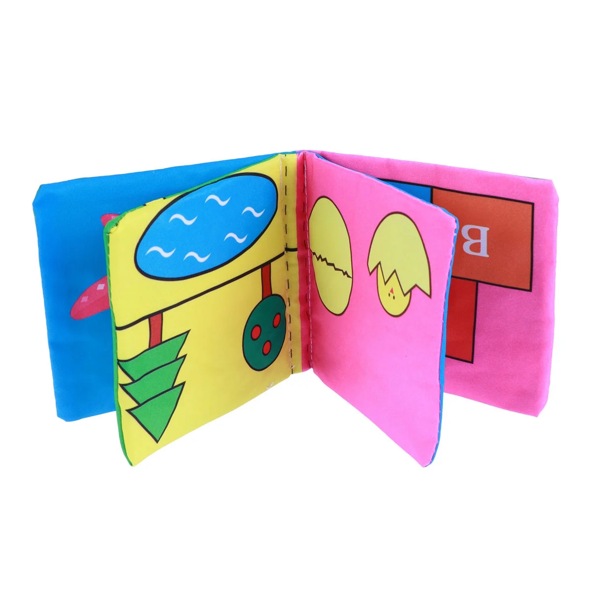 Książeczki materiałowe dla niemowląt Wczesna edukacja Grafika edukacyjna Specjalny projekt materiału Kolorowe zdjęcia Czas przytulania