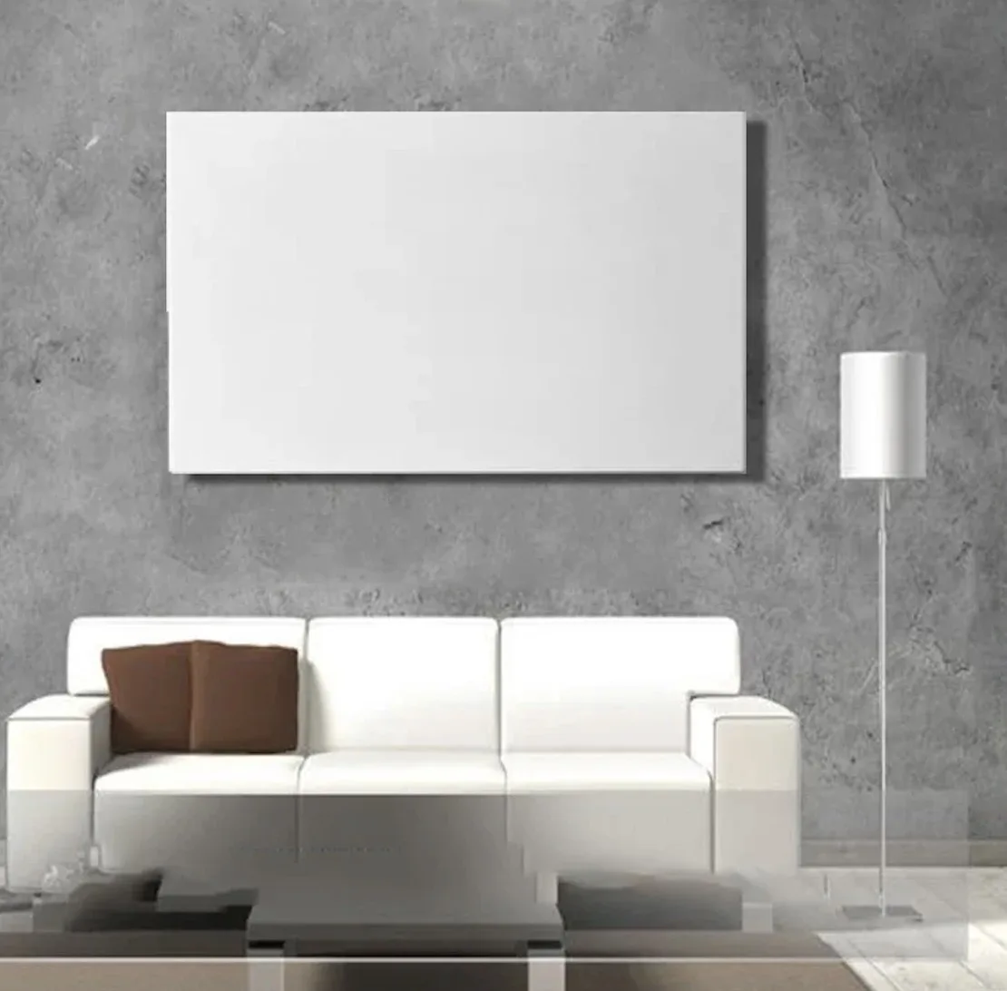 Frameless Infrared Heating Panel 600W Overheat Protection Freestanding Smart Control Remote Controlled App-Controlled Adjustable