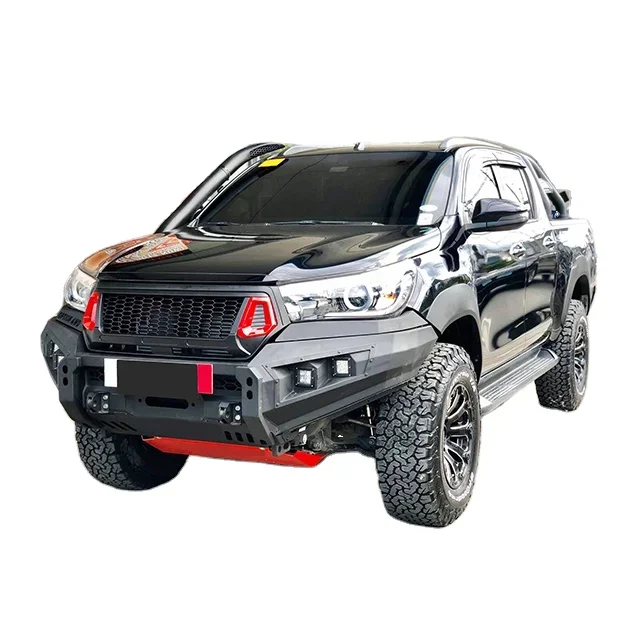 

for Pick up Accessories Front Rear Bumpers Bull Bar for Hilux Revo Rocco TRD 2021
