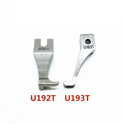 U192T+U193T Tiny Toe Zipper Pressure Foot Fit For Leather DY Sewing Machine DB2-B797 205RB DU-141 FY-5318 High Quality Pressure