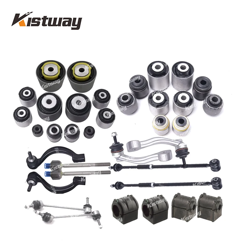 

36PCS Front And Rear Suspension Stabilizer Link Tie Rod Control Arm Bushing Kit For Jaguar XF X250 2WD 2009-2015