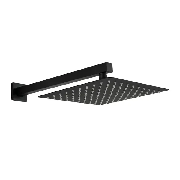 

10-Inch Square Wall-Mounted Rainfall Shower Head