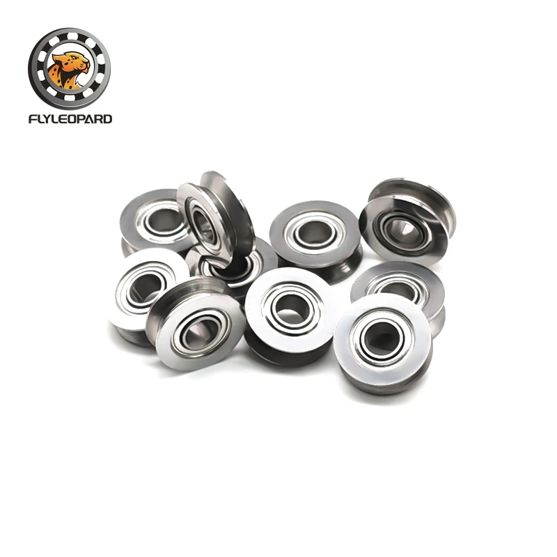 1PC High Quality V/U Groove Pulley Bearings 8x22.5x14.5x13.5 mm V/U Groove Roller Wheel Ball Bearing T-22 U22 SV3-14ZZ 604UU