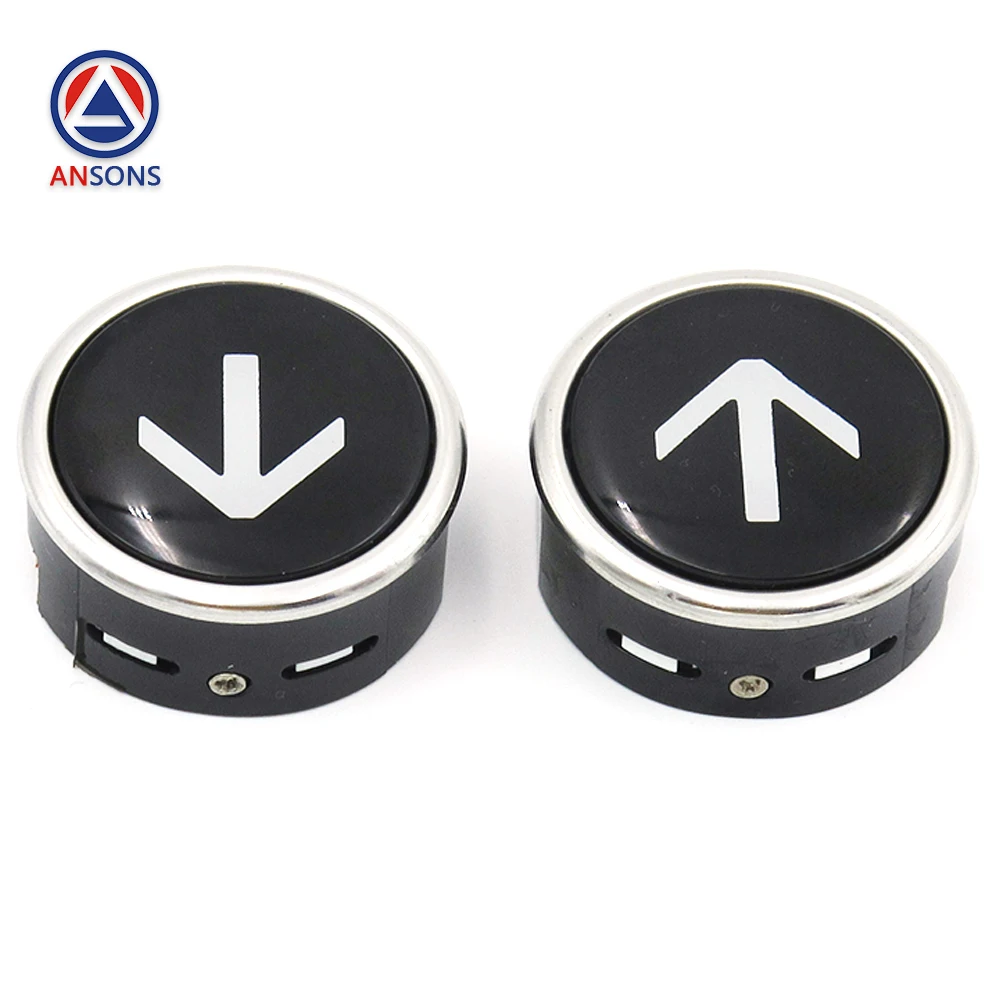 FL-PW MCA Hitachi Elevator Push Button Diameter 38mm COP LOP HOP Circular Button Ansons Elevator Spare Parts