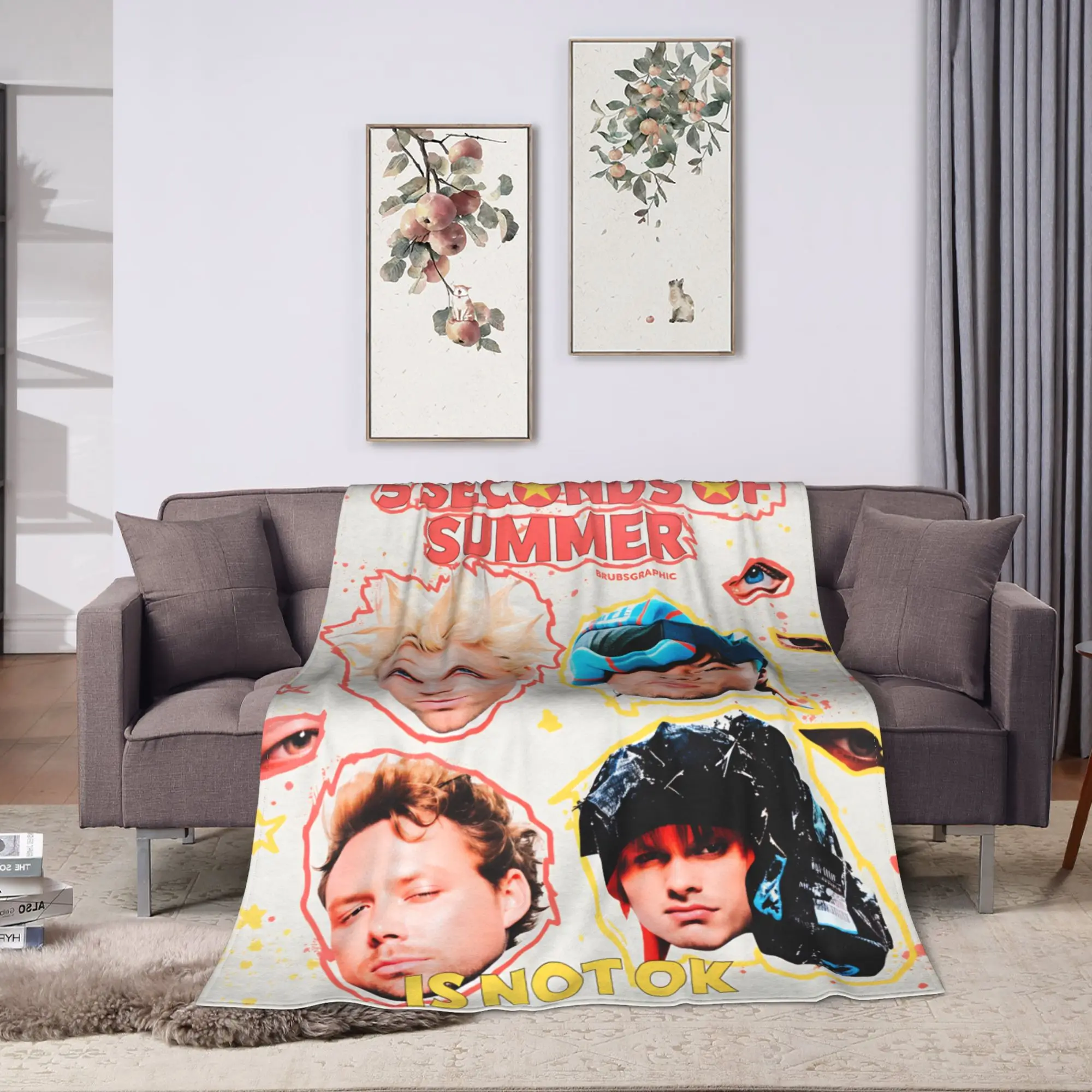Australian Blanket Quality Super Warm 5 S-Seconds Summer Throw Blanket Spring Camping Bedroom Fashion Bedspread