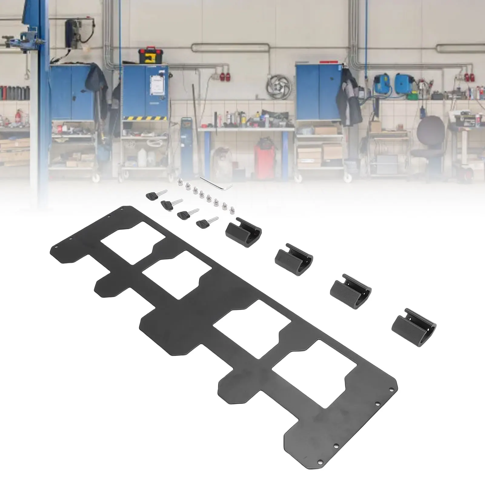 

Монтажная пластина для крепления переднего органайзера к металлическому ящику для инструментов Packout, кронштейн для хранения в полноразмерном или половинном ящике для инструментов