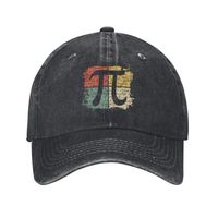 Custom Retro Square Pi Symbol Gift Baseball Cap Adjustable Adult Cotton Math Equations Teacher Geek Dad Hat Summer Snapback Caps