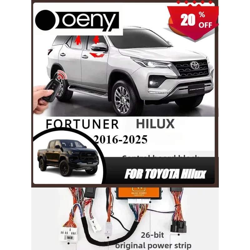 Fit For Windows Closer Mirror Folding Toyota Fortuner/Hilux Auto remote Window Close Side Mirrors Automatically Hilux parts modi