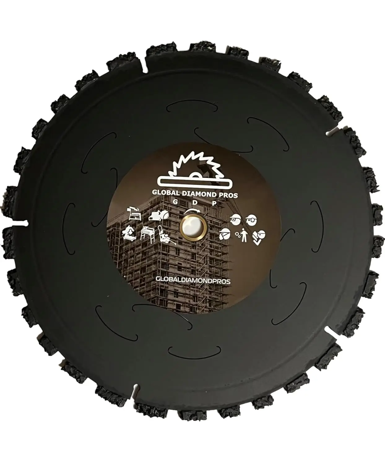 14” X .250” Tungsten Carbide Diamond Saw Blade For Demolition, Fire Rescue Applications, Breaching, Cut All Diamond Blade