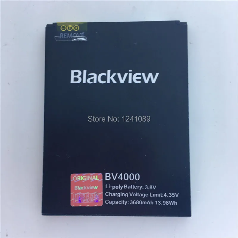 

100% original battery Blackview BV4000 BV4000 Pro battery 3680mAh 4.7inch MTK6580A MTK6580A Blackview Mobile accessories