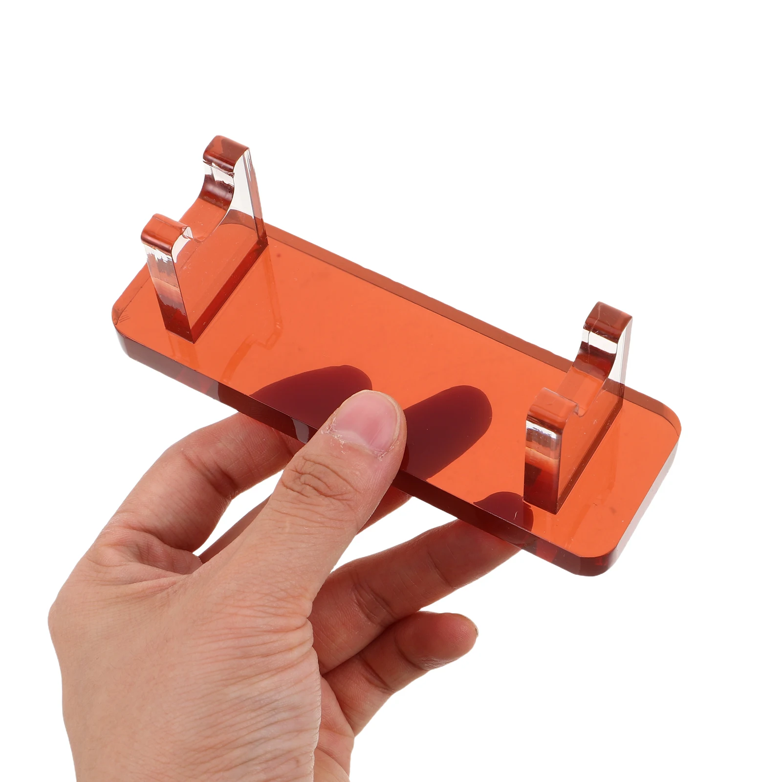 

Pen Display Stand Acrylic Desktop Organizer for Writing Tools Antiroll Design Pen Storage Holder for Desk Stationery Collection