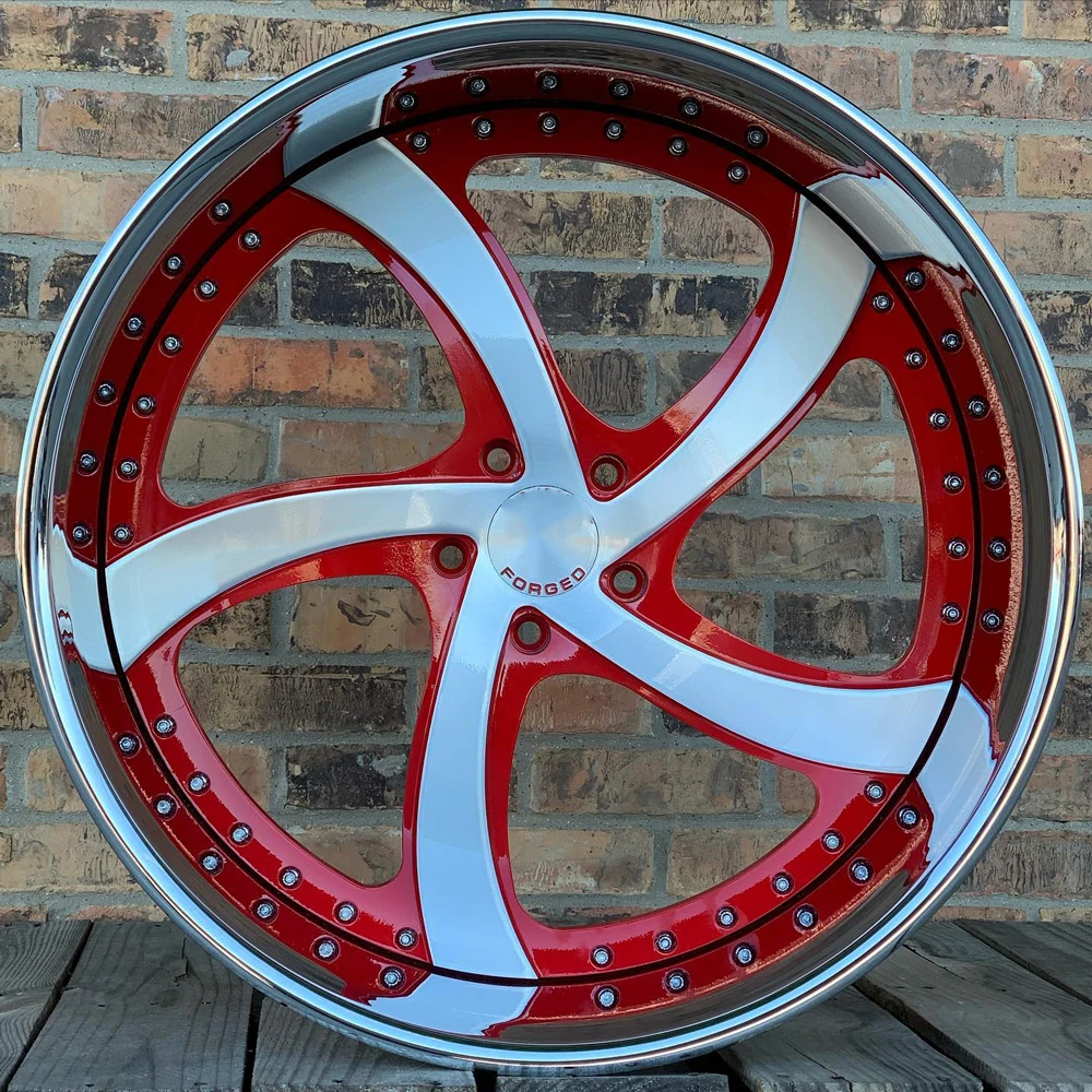 SJ Chrome 22x12 24x14 6x139.7 Wheels Sliver Black Rose Gold 6x5.5 22 26 Inch Car Rims 24 Inch Forged Wheels for