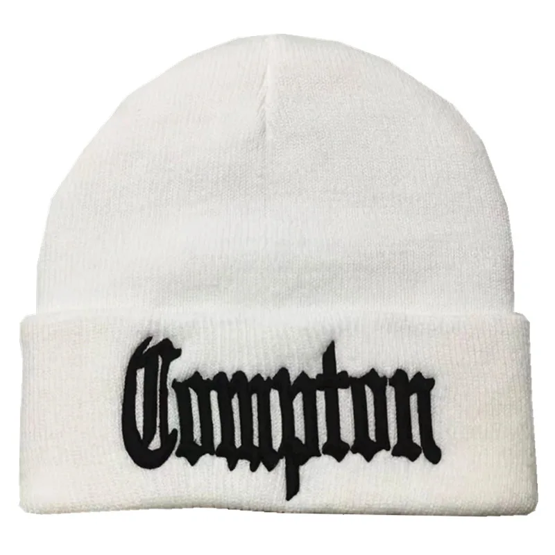 compton hip-hop warm woolen cold hat for men and women in autumn and winter skiing couple knitted hat can LOGO manufacturer