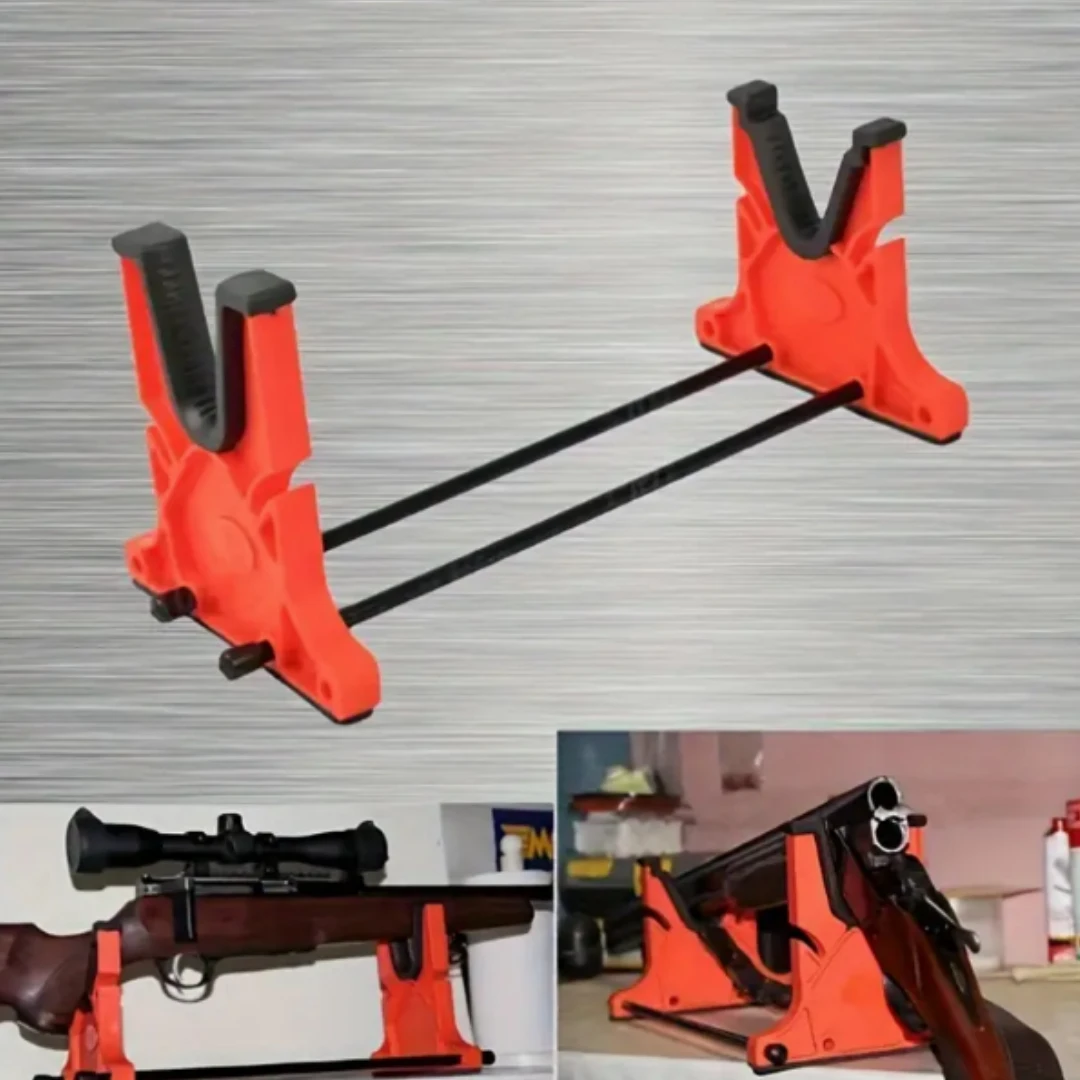 ขาตั้งปืนอเนกประสงค์สําหรับการทําความสะอาดและบํารุงรักษาปืนไรเฟิล มีอานขึ้นรูป ช่องก้านทําความสะอาดที่มีความแม่นยํา