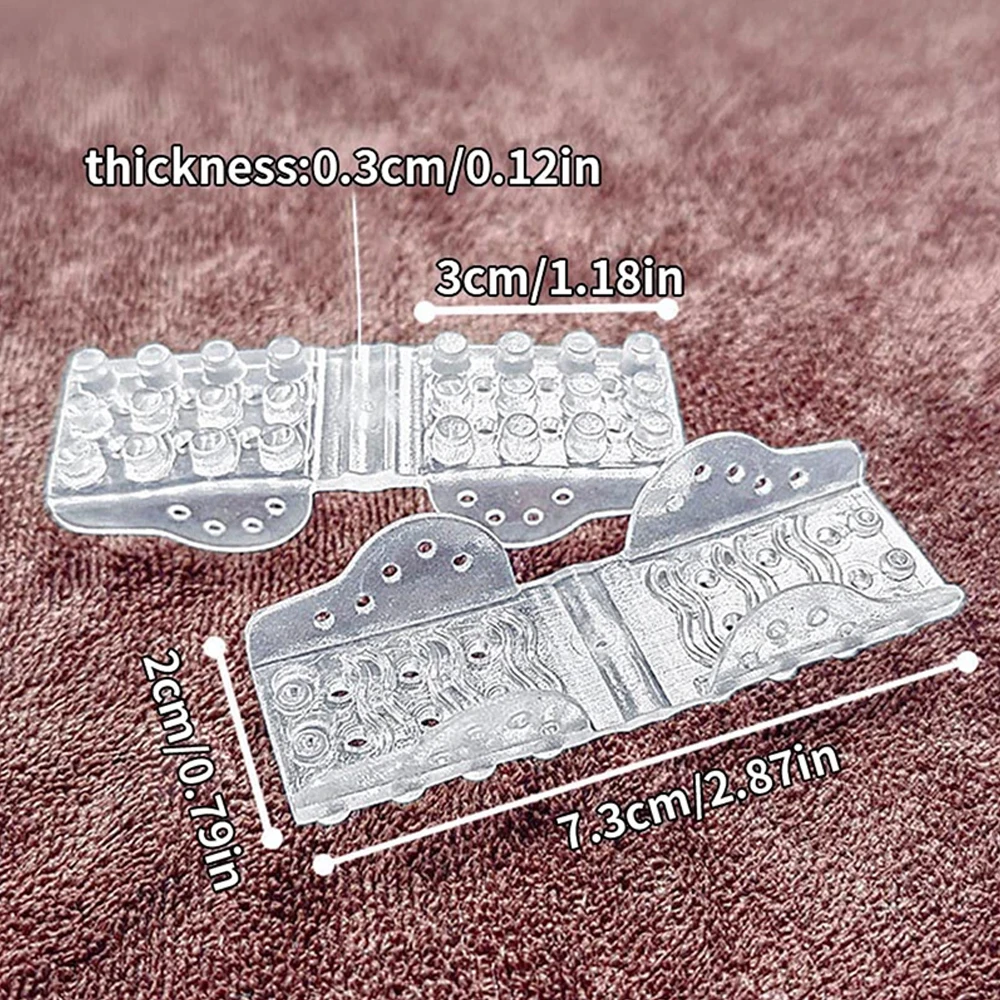 1Pair Toe Separator, Big Toe Spacers, Single Loop Toe Spreader for Bunions, Overlapping Toe, Corrector and Spacer