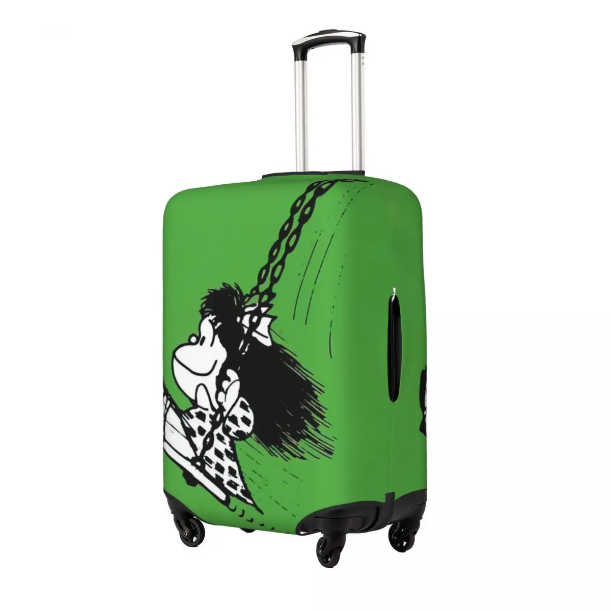 Mafalda Print Luggage Protective Dust Covers Elastic Waterproof 18-32inch Suitcase Cover Travel Accessories