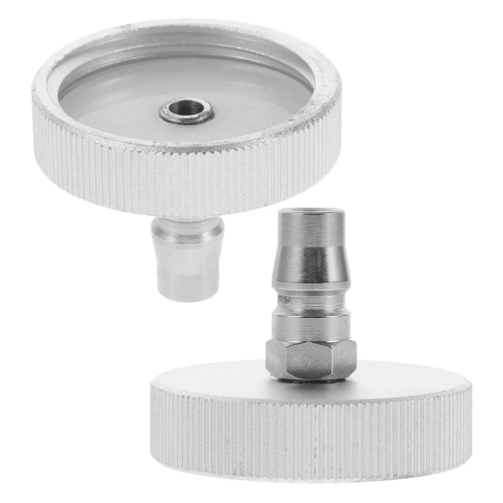 

2Pcs Brake Fluid Replacement System Adapter Kit Vacuum Brake Bleeder Tool for Master Cylinder and Power Steering Bleeder Kit