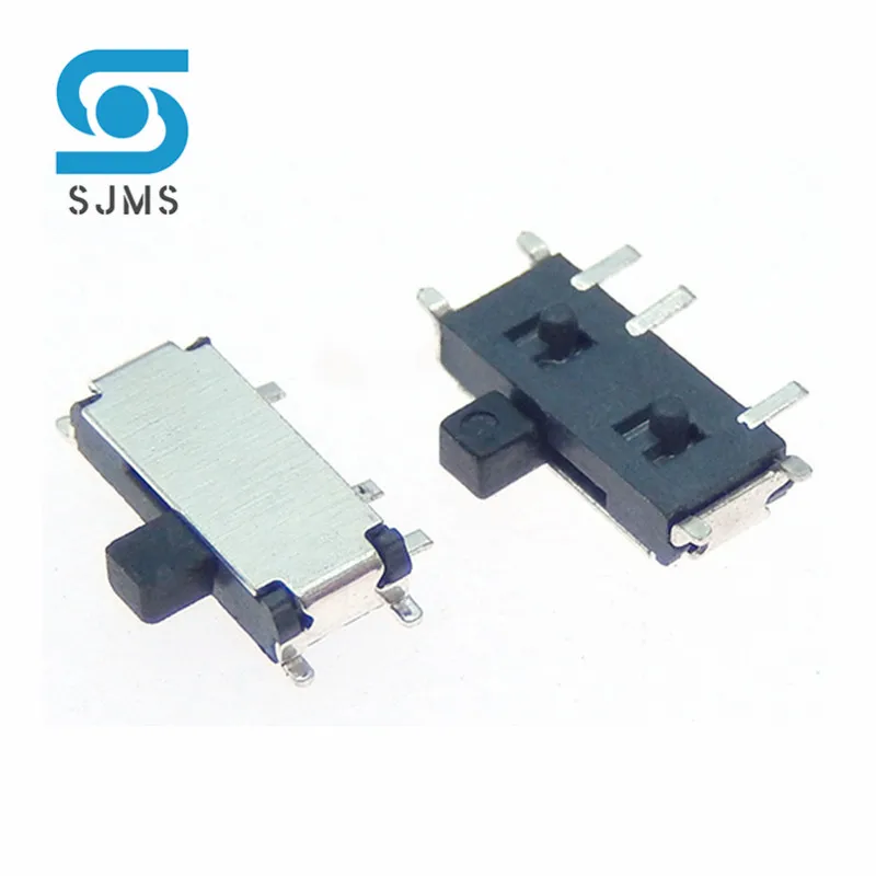 20PCS 7 Pin Mini Slide Switch On-OFF 2Position Micro Slide Toggle Switch 1P2T H=1.5MM Miniature Horizontal Slide Switch SMD SMT