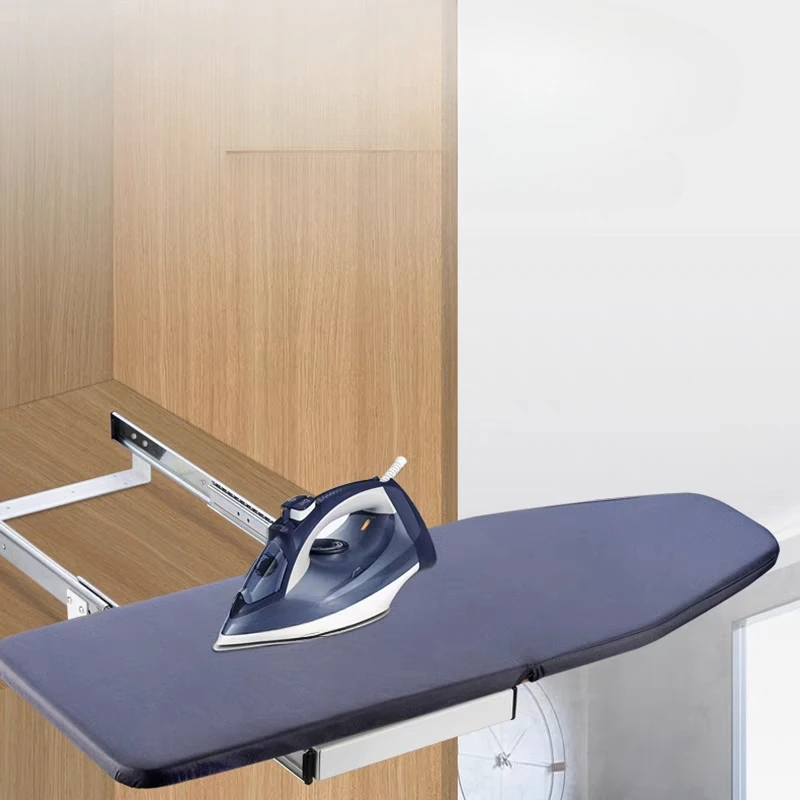 

Ironing board for household foldable cloakroom, concealed sliding damping wardrobe, electric iron, ironing board