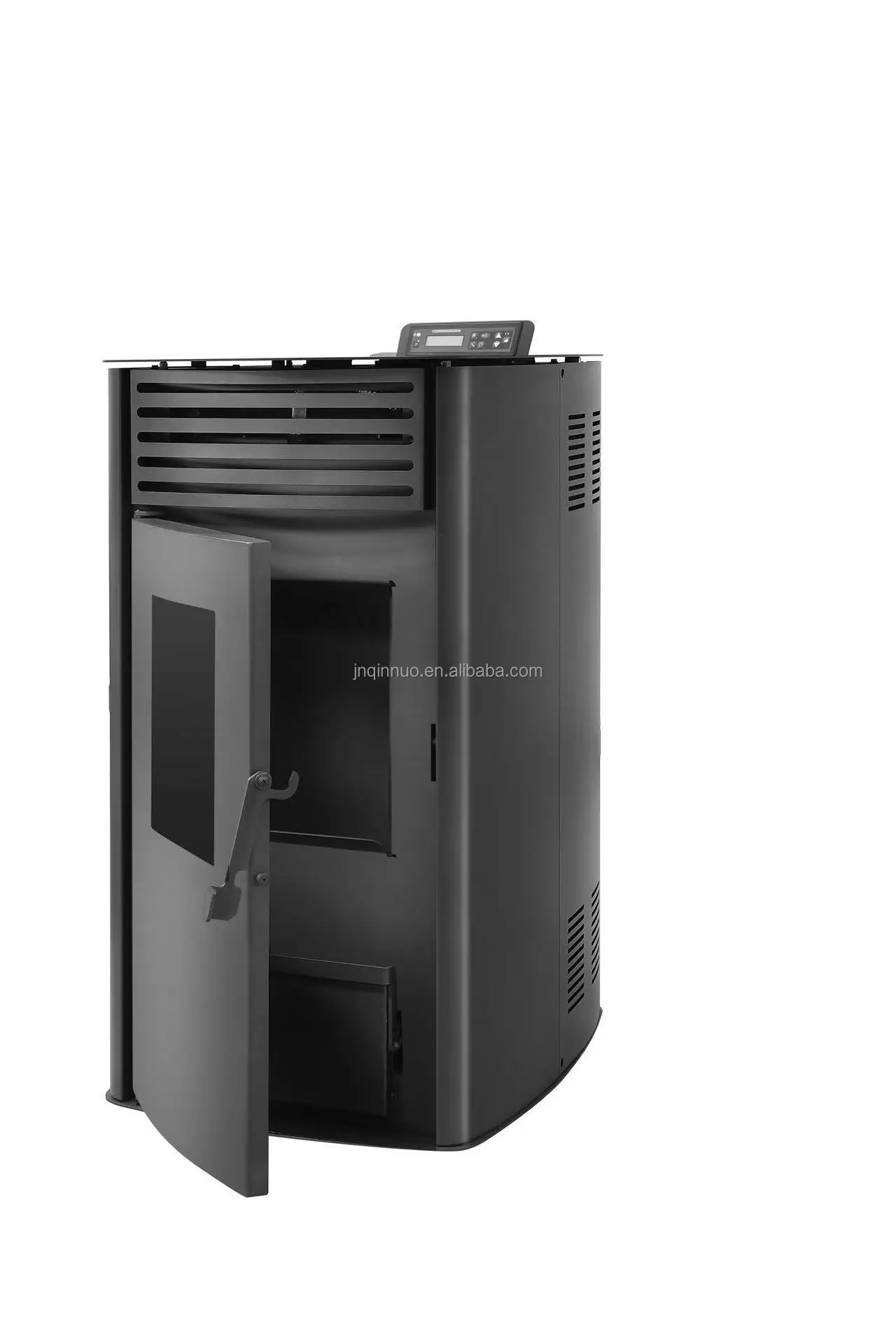 China-Made 19.5KW Freestanding Hydro Pellet Stove for Bathroom Water/Air Heating Cold Rolled Steel 20Kg Fuel Tank 180-200m