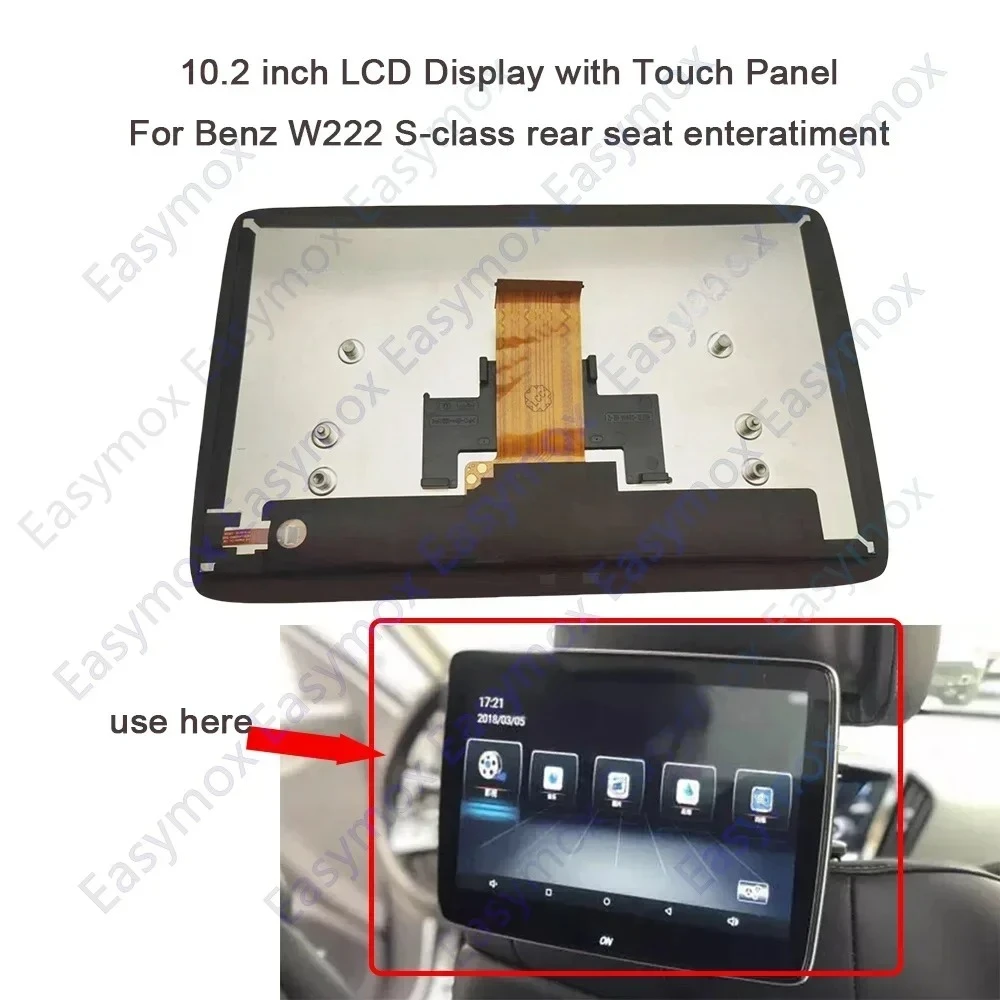 

LA102WH2(SL)(01) 10.2" LCD Display for Mercedes W222 Headrest Monitor Rear Seat Entertainment LA102WH2-SL01